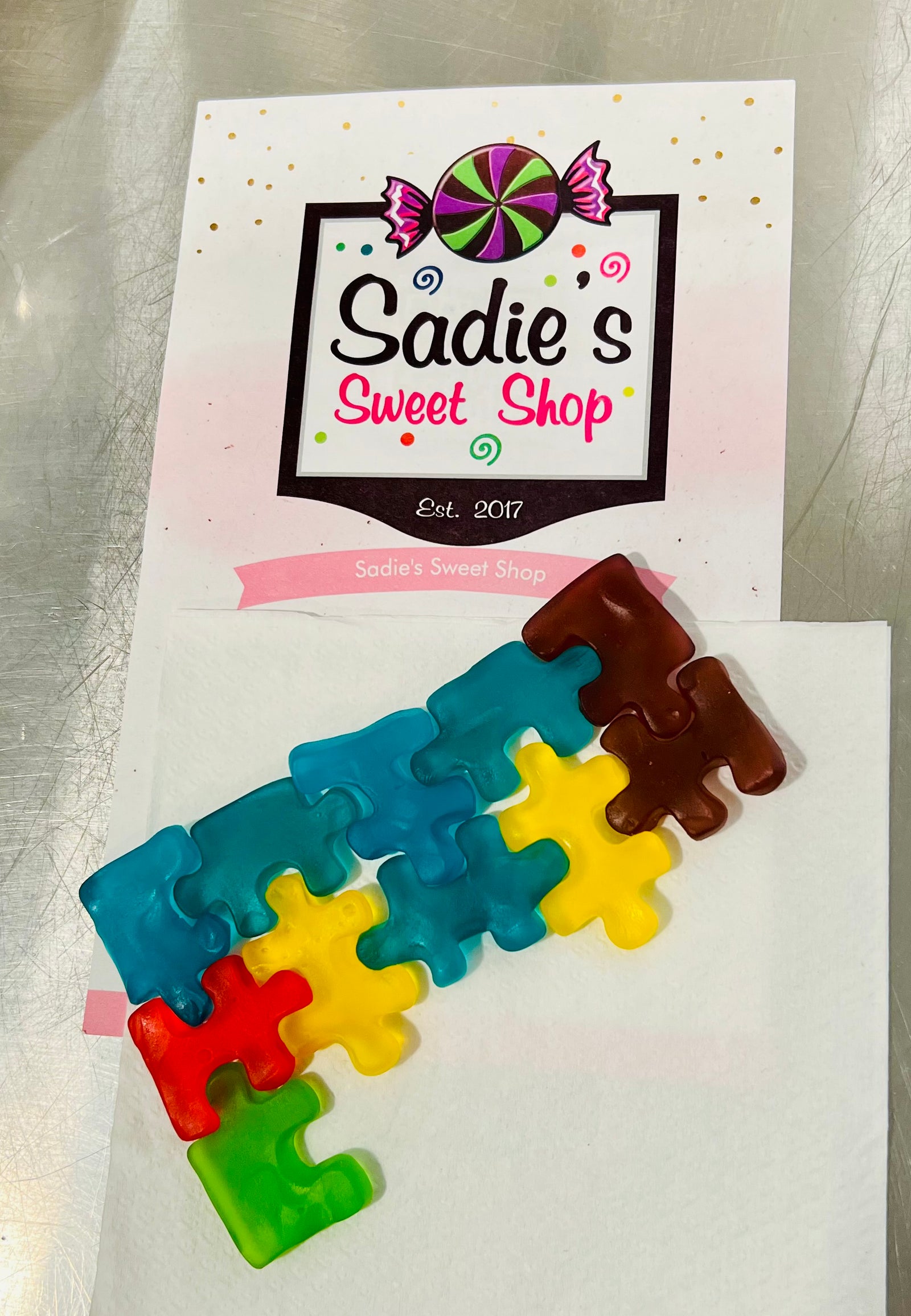 Gummy puzzles