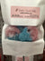 Blue an pink skull
