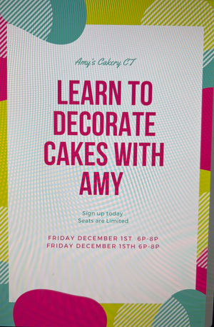 Cake Decorating with Amy Cakery CT